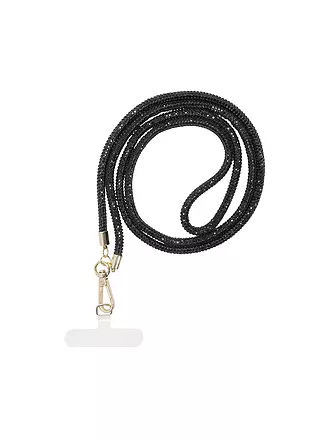 FIGLIA | Handykette Sparkling Silver | schwarz