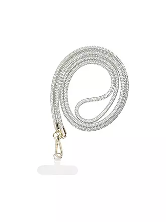 FIGLIA | Handykette Sparkling Silver | schwarz