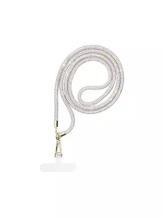 FIGLIA | Handykette Sparkling Silver | beige