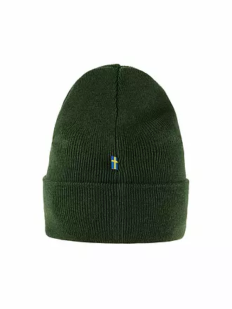 FJÄLLRÄVEN | Beanie Classic Knit | dunkelgrün