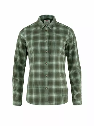 FJÄLLRÄVEN | Damen Blus Oevik Flannel | olive