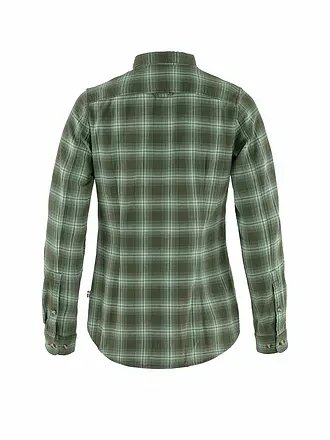 FJÄLLRÄVEN | Damen Blus Oevik Flannel | olive