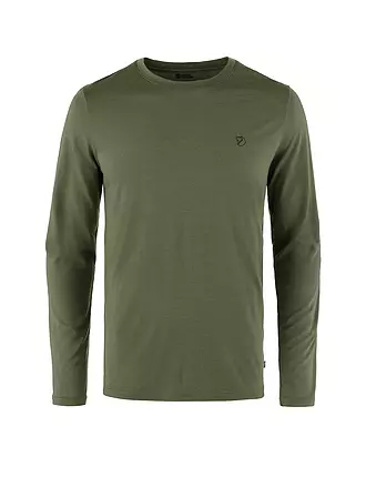 FJÄLLRÄVEN | Herren Wandershirt Abisko Wool | olive