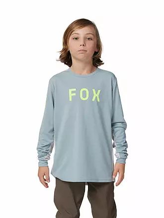 FOX | Kinder Radshirt  Langarm-Jersey Ranger Aviation drirelease® | hellgrau