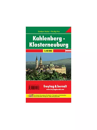FREYTAG & BERNDT | Wanderkarte Kahlenberg - Klosterneuburg, Outdoor Pocket + The Big Five Maßstab 1:40.000 | keine Farbe