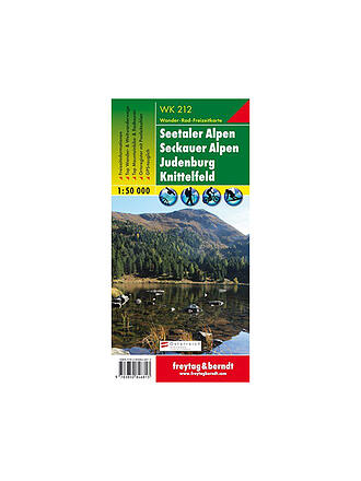 FREYTAG & BERNDT | Wanderkarte WK 212 Seetaler Alpen - Seckauer Alpen - Judenburg - Knittelfeld, 1:50.000 | keine Farbe