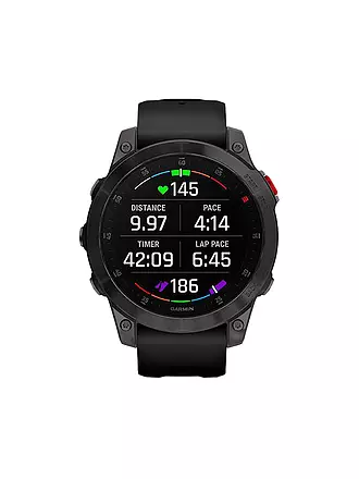 GARMIN | GPS-Multisport-Smartwatch Epix 2 Sapphire | schwarz