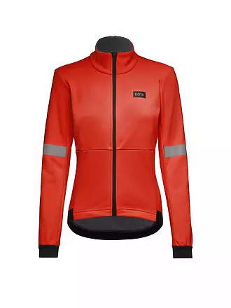 GOREWEAR | Damen Rad Winterjacke Tempest GORE-TEX INFINIUM™ | orange