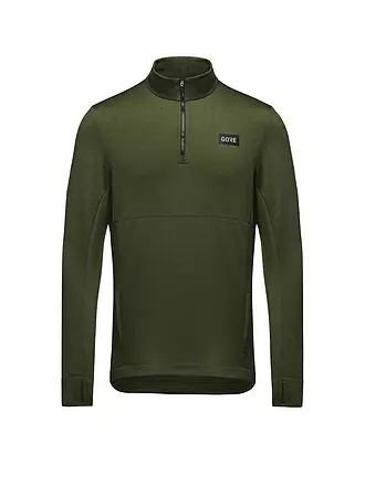 GOREWEAR | Herren Laufshirt Everyday Thermo 1/4-Zip | grau