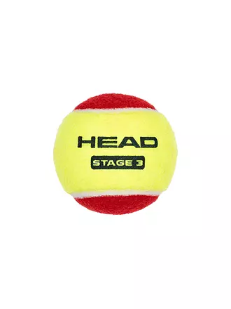 HEAD | Kinder Tennisbälle 3B Stage 3 | rot