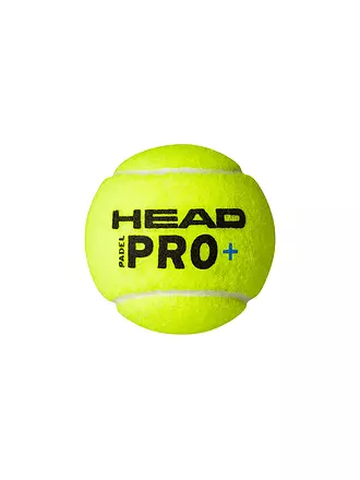 HEAD | PRO+ 3 Padel Balls | gelb