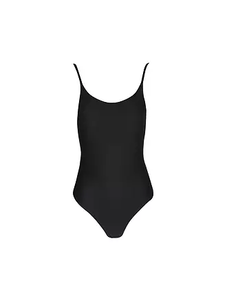 HOT STUFF |  Damen Badeanzug Basic | schwarz