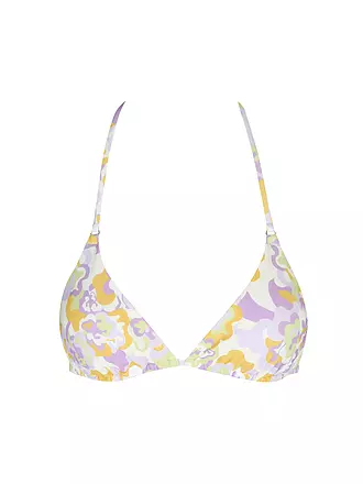 HOT STUFF |  Damen Bikinioberteil Triangel Print | hellgrün