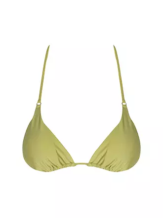 HOT STUFF |  Damen Bikinioberteil Triangel Solid | grün