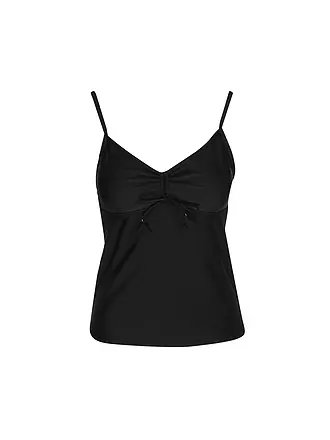 HOT STUFF |  Damen Tankinioberteil Solid | schwarz