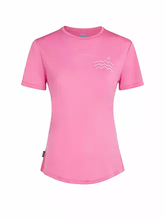 ICEBREAKER | Damen Funktionsshirt Across 125 Cool | rosa