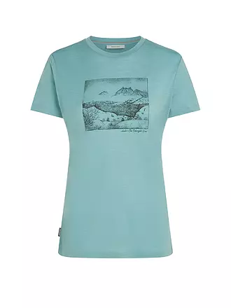 ICEBREAKER | Damen Funktionsshirt Lake View 150 Tech-Lite | grau