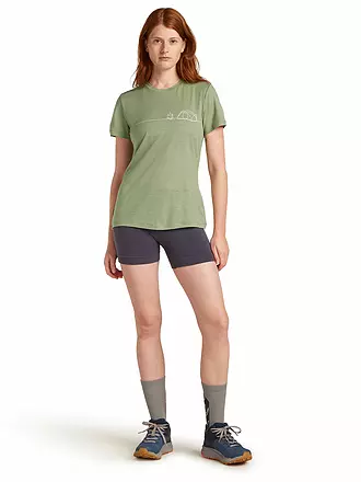 ICEBREAKER | Damen Funktionsshirt Single 150 Tech | olive
