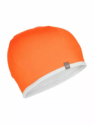 ICEBREAKER | Mütze Merino Pocket wendbar | orange