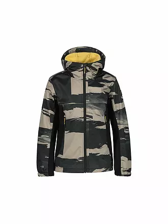 ICEPEAK | Kinder Softshelljacke Kindswood Hoodie | schwarz