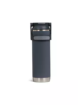 IGLOO | Trinkflasche Flip 'n' Sip Tumbler isoliert 591ml | schwarz