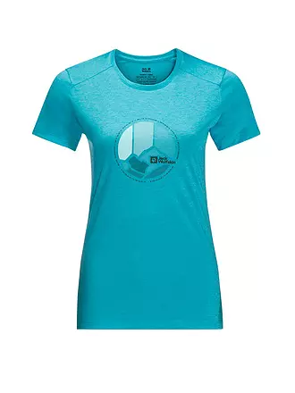 JACK WOLFSKIN | Damen Funktionsshirt Crosstrail | türkis