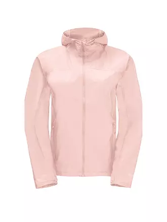 JACK WOLFSKIN | Damen Wanderjacke Prelight 2.5l Hoodie | koralle