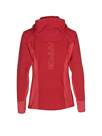 KARPOS |  Damen Softshelljacke Lede Hoodie | beere