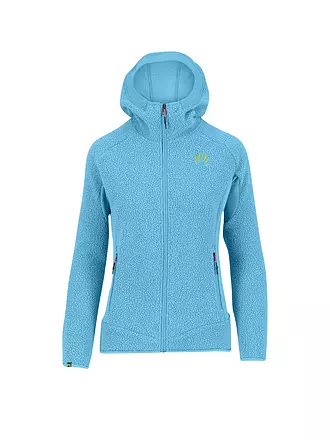 KARPOS | Damen Fleecejacke Polartec Hoodie | blau