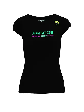 KARPOS | Damen Funktionsshirt Val Federia | schwarz
