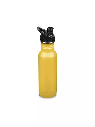 KLEAN KANTEEN | Edelstahl Trinkflasche Classic 532ml Sport Cap Old Gold | silber