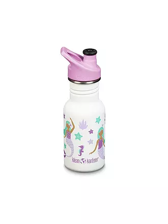 KLEAN KANTEEN | Kinder Trinkflasche Classic einwandig 12 oz (355 ml) mit Sippy Cap | pink