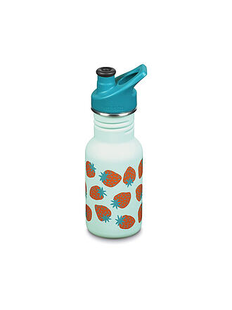 KLEAN KANTEEN | Kinder Trinkflasche Classic einwandig 12 oz (355 ml) mit Sport Cap | türkis