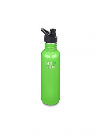 KLEAN KANTEEN | Trinkflasche Classic einwandig 27 oz (800 ml) mit Sport Cap | grün