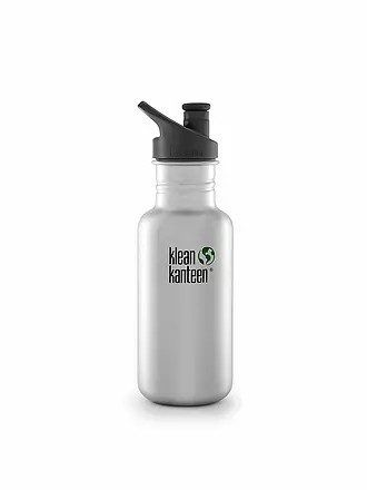 KLEAN KANTEEN | Trinkflasche Classic vakuumisoliert 20 oz (592 ml) mit Sport Cap | silber