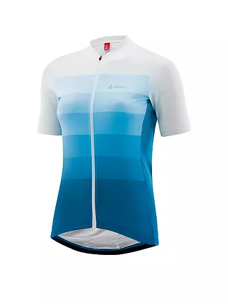 LÖFFLER | Damen Radtrikot Rainbow FZ | hellblau