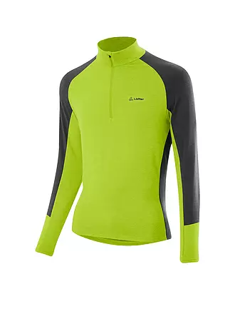 LÖFFLER | Herren Langlauf Midlayer Fine Stripe Transtex® | petrol
