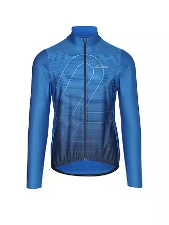 LÖFFLER | Herren Radtrikot Eldridge FZ | blau