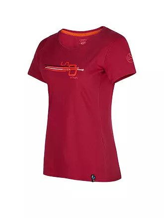 LA SPORTIVA | Damen Klettershirt Stripe Cube | rot