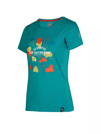 LA SPORTIVA | Damen Klettershirt Volumes | petrol