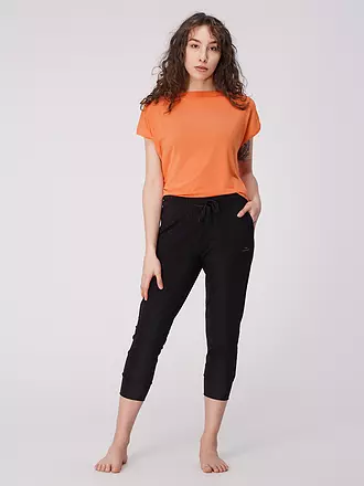 LOUNGE CHERIE | Damen Yogatop Emma | orange