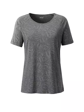 LPO | Damen T-Shirt Sheena Burnout Print | grau