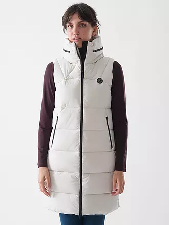 LUHTA | Damen Weste Ebbo Lang | beige