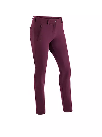 MAIER | Damen Wanderhose Helga Slim | dunkelrot