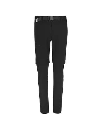 MAIER | Damen ZipOff-Wanderhose Inara Slim Zip | grau