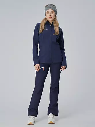 MAMMUT | Damen Softshell Wanderhose Taiss | dunkelblau