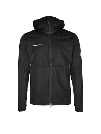 MAMMUT | Herren Softshelljacke Ultimate VII Hoodie | schwarz