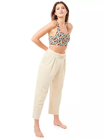 MANDALA | Damen Sport-BH Printed Low Support | schwarz