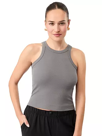 MANDALA | Damen Yoga Tank Boy Top | schwarz
