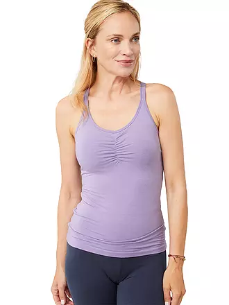 MANDALA | Damen Yoga Top Infinity | lila